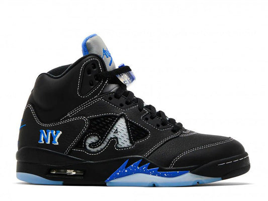 Air Jordan 5 Retro x Awake NY Black Racer Blue - Mclsneakers